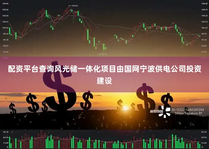 配资平台查询风光储一体化项目由国网宁波供电公司投资建设