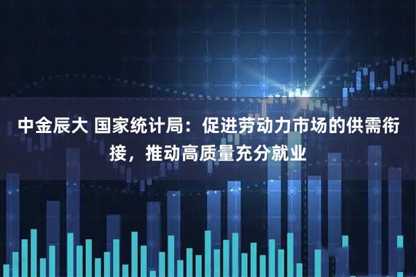 中金辰大 国家统计局：促进劳动力市场的供需衔接，推动高质量充分就业