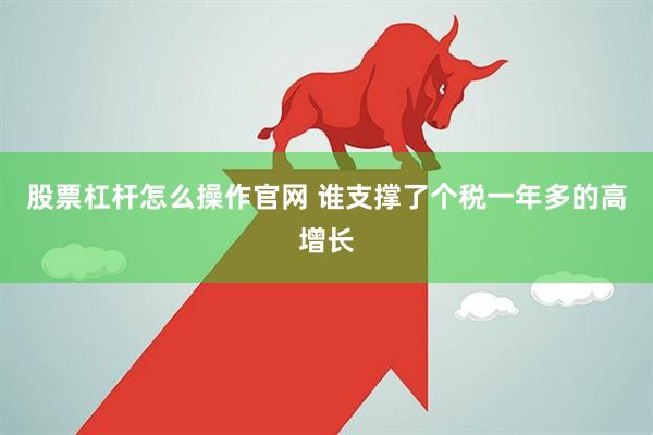 股票杠杆怎么操作官网 谁支撑了个税一年多的高增长