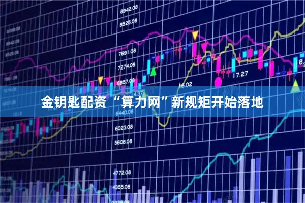 金钥匙配资 “算力网”新规矩开始落地